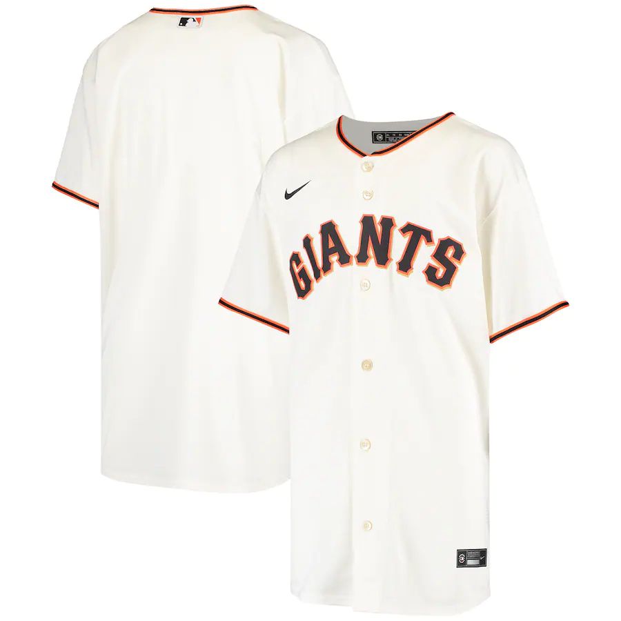Cheap Youth San Francisco Giants Cream Home Cool Base MLB Jerseys